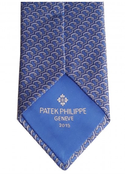 Patek Philippe cravate en soie neuve cravate motif Calatrava Patek Philippe cravate en soie neuve cravate motif Calatrava