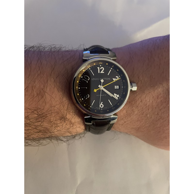 LOUIS VUITTON Tambour GMT Q1111 mens watch