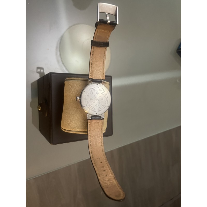 Louis+Vuitton+Tambour+Brown+Men%27s+Watch+-+Q1121 for sale online