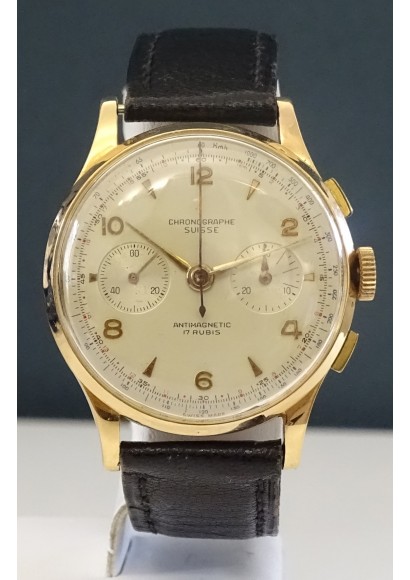 Montre chronographe suisse antimagnetic online 17 rubis