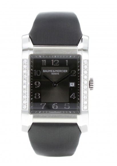 baume-&-mercier-hampton-noire-diamants baume-&-mercier-hampton-noire-diamants