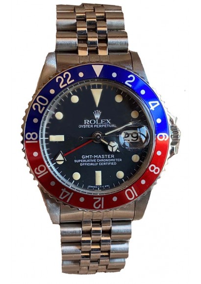 Rolex ROLEX GMT MASTER PEPSI 1675 1675 Rolex GMT Master