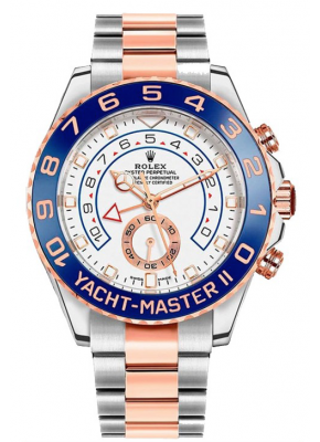  Yacht Master II 18k Rose Gold/steel 116681