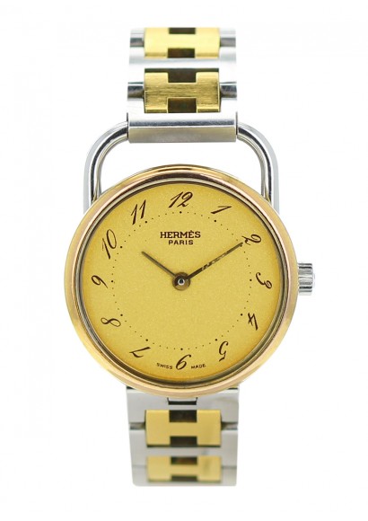 hermes-arceau-or-acier hermes-arceau-or-acier