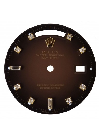 Rolex Cadran Day Date Chocolat + Aiguilles 18038-18238