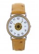 montre-hermes-sellier-acier-plaque-or-jaune-cuir