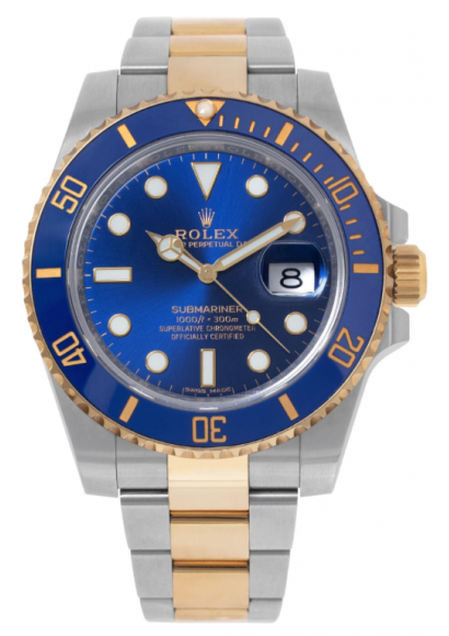  SUBMARINER OR ACIER FOND BLEU M116613LB