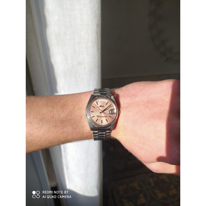Vintage mido commander day date best sale