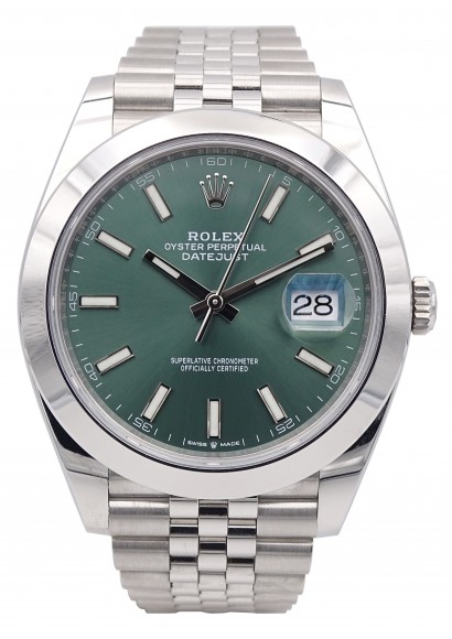 Rolex Datejust 41 Green NEW 126300
