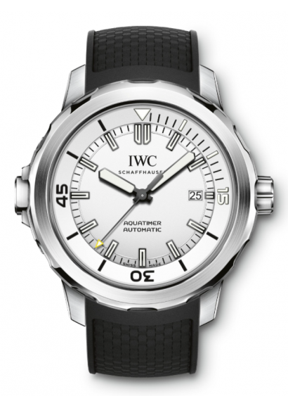  Aquatimer Automatic IW329003 Aquatimer Acciaio Argento Gomma Nera 42mm