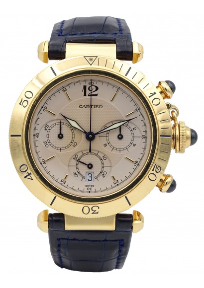 Cartier Pasha Chronograph 18k 