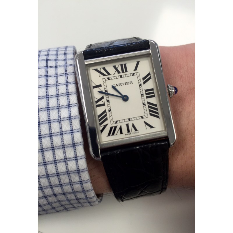 cartier tank solo homme