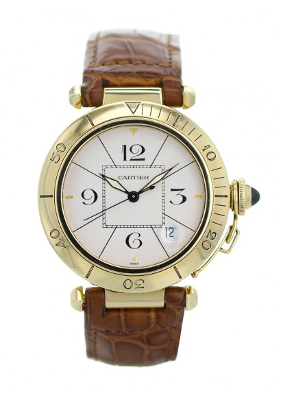 cartier pasha 38mm gold