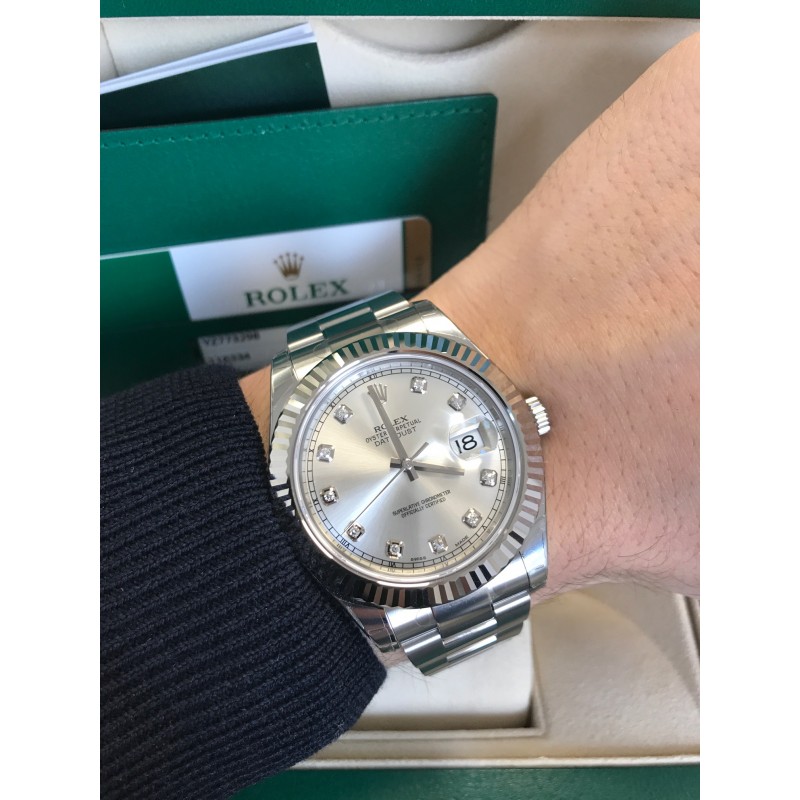 rolex datejust diamant