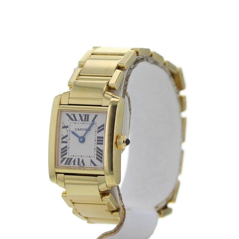 cartier tank francaise or jaune