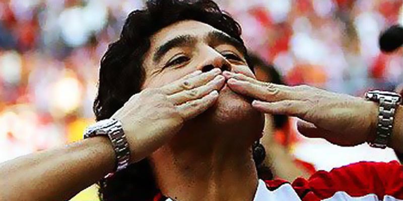 Maradona der große Uhrenliebhaber